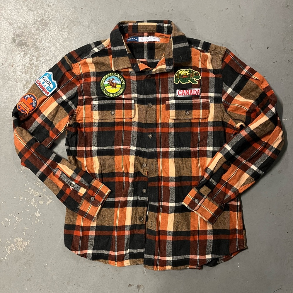 DIY Old Navy Canada Plaid Shirt